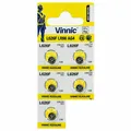 5 X Vinnic LR66 Batterien L626F AG4 Alkalisch Knopf Zellen 376 1.5V Mercury Free