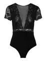 PIECES Pcsicca Ss Bodystocking Noos