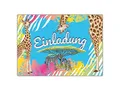 Limonia 12 Einladungskarten zum Kindergeburtstag Einladung Geburtstag Mädchen Jungen Karten Safari Giraffe Zebra Pferd Sahara