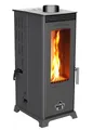 Baba's Kaminofen Eco Mini Hybridofen Pellets und Holz Kombiofen Pelletofen ohne Strom, 8 kW, Dauerbrand, Dauerbrandofen, Holzofen Holz Ofen Kamin