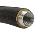 Isoliertes Flexrohr 0,75m mit einem Ø125mm schwarz