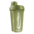 IronMaxx Eiweiß Shaker - 700ml Navy Green Blickdicht | Auslaufsicher, Spülmaschinengeeignet, BPA & DEHP-frei | Proteinshaker mit Drehverschluss, Sieb & Mess-Skala