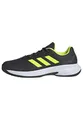Adidas Herren Gamecourt 2.0 Tennis Shoes, Carbon/Lucid Lemon/FTWR White, 44 EU