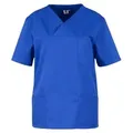 BEB Schlupfbluse beb Basic Schlupfkasack Unisex Kurzarm Kornblau blau XXL