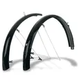SKS GERMANY BLUEMELS BASIC 27,5" -29" 65MM BLACK SET Schutzblech-Set, Fahrradzubehör (aus robusterSandwich-Konstruktion, ASR-Sicherheitssystem,V-Streben mit Festbrücken für flexible Anpassung),schwarz