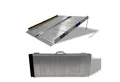 TRUTZHOLM Auffahrrampe Rollstuhlrampe klappbar 91 cm Traglast 272 kg Alu grau Auffahrrampe (Stück, 1-St), Rillenprofil