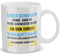 Schwager Geschenk Hochzeit Männer Tasse Weihnachten Geburtstag -Deine Schwester-
