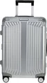 Samsonite Hartschalen-Trolley LITE-BOX ALU, 4 Rollen, aus Aluminium, mit voll gefüttertem Innenraum, mit Kantenschutz