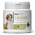ReaVET Z-Blocker Tabletten 120 Stück – Mit Bierhefe, Schwarzkümmel & Kokos I 8 Monatsrationen für Hunde Aller Rassen & jeden Alters I Optimal für Hunde für Jede Jahreszeit