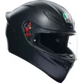 AGV K1 S Helm Integralhelm Motorradhelm Rollerhelm mit Sonnenblende Schwarz-Matt XL 2118394001029010 - Schwarz
