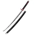 AMONT – Replik des Japanischen Katana aus Bambus – Mingshao-Modell aus Holz – Demon Slayer-Serie – 105 cm