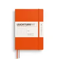 LEUCHTTURM1917 373997 Notizbuch Medium (A5), Softcover Schreibbuch, 123 nummerierte Seiten, Pumpkin, dotted