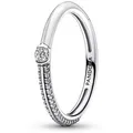 Pandora Fingerring ME Ring für Damen aus 925er Sterlingsilber mit Zirkonia von PANDORA silberfarben|weiß 50