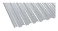 Einsteiger Polycarbonat Profilplatte Trapez 76/18 1040 x 2500 x 0,8 mm - Klar - 2802406