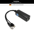 Gigabit PoE Splitter Type C 5V 3A RJ45 Ethernet Adapter 10/100/1000Mbps