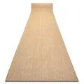 rugsx Teppichläufer SION Sisal Optik, flachgewebter Läufer, strapazierfähig & pflegeleicht, Indoor Outdoor, Küche Flur Balkon Terrasse, Natural ekrü 70x130 cm