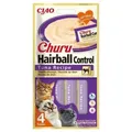 INABA Churu Hairball Tuna 4x14 g eine Delikatesse mit Thunfisch 4x14g