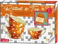 Roth Ideen ewige Kalender Adventskalender 'Rätsel und Bio-Tee-Adventskalender' bestückt