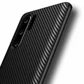 Hülle für Huawei P30 Pro / New Edition Schutzhülle Silikon Schwarz Carbon Optik