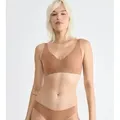 sloggi Bügelloser BH ZERO Feel 2.0 atmungsaktive, herausnehmbare Pads, fester Halt, verstellbare Träger braun M
