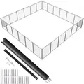 VEVOR Poolzaun, 1,21 x 21,95 m abnehmbarer Kindersicherheits-Poolzaun, einfache DIY-Installation, Schwimmbadzaun, 340 g Teslin-PVC-Poolzaunnetz