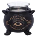 All Seeing Eye Witches Cauldron Tealight Candle Holder NEU