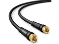 deleyCON deleyCON 15m SAT TV Antennenkabel Koaxial Kabel HDTV 4-fach Schirmung SAT-Kabel