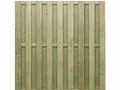 Sichtschutzzaun Gartenzaun Windschutz Bretterzaun Kiefer grün Windschutz  Zaun