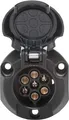 Steckdose 7-polig 12V 16A mit Deckel