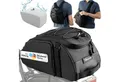 Valkental Gepäckträgertasche 3in1 Fahrradtasche Trunk Bag (mit Rucksackfunktion, und Tragegriff), wasserfest & reflektierend, 10L