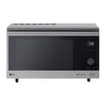 LG Electronics MJ 3965 ACS Mikrowelle / 54.4 cm/Garprogramme mit Gewichtsautomatik/schwarz mit Edelstahl-Akzente