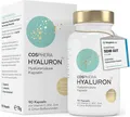 Cosphera Hyaluron Kapseln hochdosiert mit 500 mg pro Kapsel Eine Kapsel täglich mit ausreichend Flüssigkeit einnehmen.