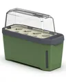GUSTA GARDEN Harry Herbs 4in1 Kräutertopf Dunkelgrün - Pflanzentopf - Abnehmbare Anzuchthaube & Bewässerungssystem - 0,5L Wassertank & 5L Erdvolumen