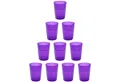 Engelland Becher Plastikbecher in modernen Neonfarben, Mehrweg, 10-tlg., Kunststoff, spülmaschinengeeignet, bruchfest, wiederverwendbar, 250 ml, 0,25 Liter
