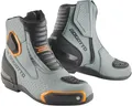 Bogotto Cartagena perforierte Motorrad Stiefel, grau/black/orange, 44