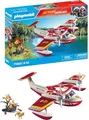 PLAYMOBIL Feuerwehrflugzeug mit Löschfunktion, Aktion/Abenteuer, 4 Jahr(e), Mehrfarbig, Kunststoff