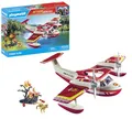 Playmobil 71463 Action Heroes: Firefighting Seaplane with Extinguishing Function