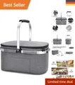 Komfortable und stylische Kühltasche – Faltbar 30L für jedes Outdoor-Abenteuer