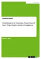 Optimization of Operating Parameters of Laser Engraving for Surface Roughness De