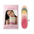 Waschies Abschminkpads/Waschpads - 6er-Set Bunt (Blumig) – sanfte Gesichtsreinigung - waschbar, wiederverwendbar & hypoallergen - Alle Hauttypen – Alternative zu Wattepads & Abschminktüchern