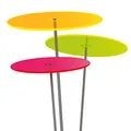 Cazador-del-sol ® - das Original | Medio - tres | 3 Stück | Sonnenfänger kunterbunt | Durchmesser 15 cm | Höhe 120 cm