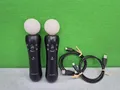 Sony Twin Pack 2 Wireless Motion Move VR Controller PS4 + 2 Ladekabel Gut