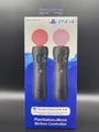 Sony PS4 PlayStation 4 VR Move Motion-Controller Bluetooth USB Twin Pack 2 Pack