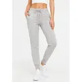 Smith & Solo Jogginghose Jogginghose Damen (1-tlg) Baumwolle grau M