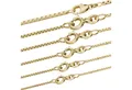 HOPLO Goldkette Goldkette Venezianerkette Halskette Breite 0,9mm 36cm 333-8 Karat Gold, Made in Germany