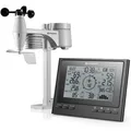 Wetterstation Funk mit Außensensor 7in1 WetterCenter ClimateScout mit ProfiAu...