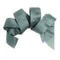 Maya Deluxe Womens Sash Belt Ladies Satin Sash Tie Ribbon Bow Accessory for Bridesmaids Bridal Wedding Prom Evening Occasion Misty Green S-M