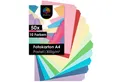 OfficeTree Transparentpapier 50 Blatt Bastelpapier Pastell Töne - A4, 300g/m²