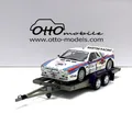 Lancia 037 W. Röhrl #1 Gr.B Rallye Monte Carlo 1983 + Trailer 1:18 OT360 OttO