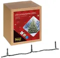 Idena LED-Lichterkette 200er, warmweiß, 29,9 m, für innen & außen, mit 8 Stunden Timer